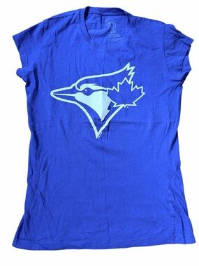 TORONTO BLUE JAYS MLB Baseball Cotton Classic Logo T-Shirt Women’s Size Small